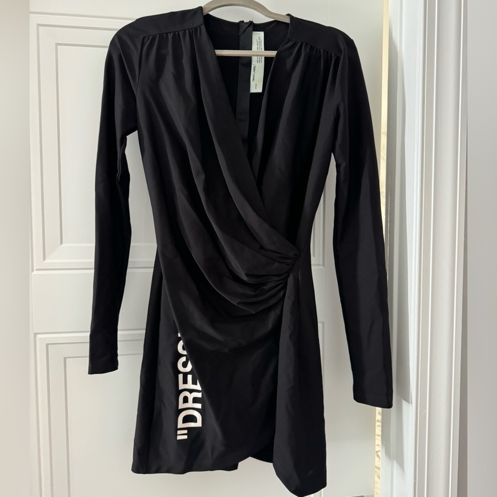 Off white wrap dress size 4